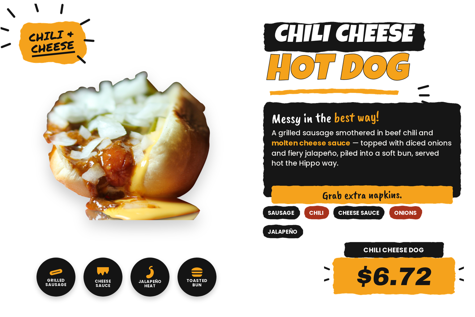 Hippo_ chilli cheese dog