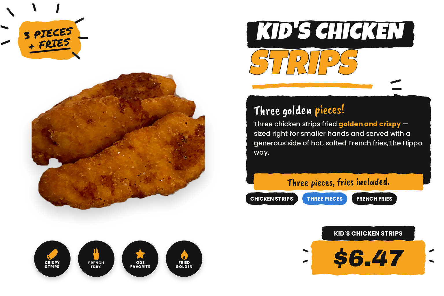 Kids Chicken Strips