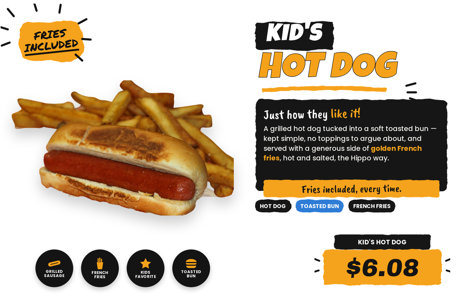 Kid's Hot Dog